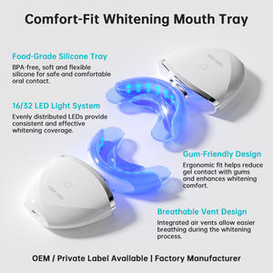 Appareils de blanchiment des dents à LED rouge et bleue Blanchiment rapide Rechargeable par USB-C Conception étanche pour les dents sensibles Beauté à domicile - Product Image 3