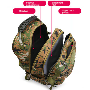 Sac de sport camouflage imperméable personnalisé 2025, sélection de couleurs, sac à dos tactique de montagne, sac à dos de grande capacité - Product Image 5