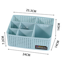 Boîte de rangement et d'organisation multifonctionnelle pour bureau et télécommandes diverses pour la maison