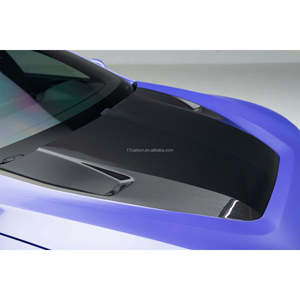 Nuevo Kit <span class=keywords><strong>de</strong></span> Capó Delantero Estilo V en Fibra <span class=keywords><strong>de</strong></span> Carbono Húmeda Negra para Tesla Model S Plaid 2023-2025 - Product Image 6