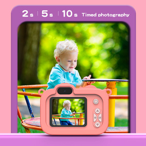 Appareil photo numérique CMOS HD 1080p à zoom optique 8x, best-seller transfrontalier, avec double objectif avant/arrière pour enfants et enregistrement vidéo - Product Image 4