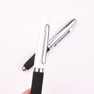 Stylos miniatures promotionnels en métal avec grip en caoutchouc EVA, logo personnalisé, encre bleue/noire, pointe de 1,0 mm, recharge Paker, design original - Product Image 2