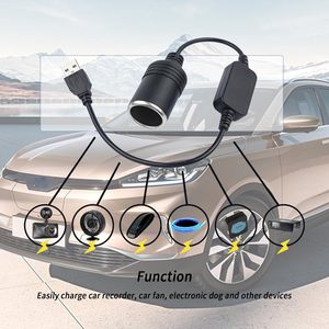 Bộ chuyển đổi tẩu thuốc <span class=keywords><strong>USB</strong></span> 1.2Ft tùy chỉnh OEM DAJIANG dành cho camera hành trình, GPS, camera hành trình trên ô tô và các phụ kiện ô tô khác, ổ cắm 12V - Product Image 6