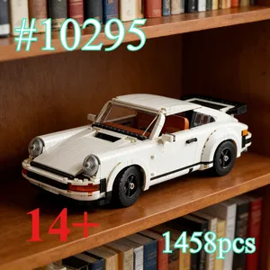 <strong>Vintage</strong> Collection Sports Car 10295 Construction Toy Building Blocks Set for Birthday Gifts Compatible <strong>Legoed</strong> Particles 1458 - Product Image 2