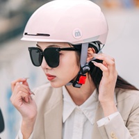 Casco Plegable Unisex Billionsports 152M con Certificación CCC, ABS+EPS, Ligero, Transpirable, con Cierre de Hebilla para Scooter Eléctrico