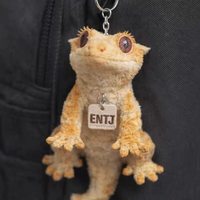 Pendentif de sac en peluche gecko mignon style ENTJ Xiaohongshu, en coton, cadeau pour amis, cadeau du Nouvel An