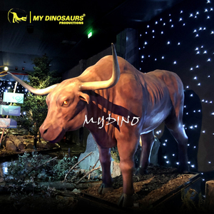 Aminmy Dino — Statue d'animal, <span class=keywords><strong>taureau</strong></span> mécanique, AA137, grande taille, à vendre - Product Image 1