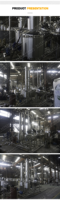 Évaporateur à vide électrique à film tombant pour l'éthanol Nouveau modèle pour une concentration efficace de liquide d'alcool dans les usines de fabrication