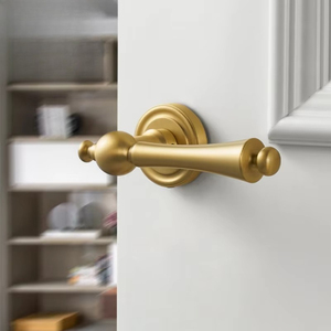 Pure Brass Bedroom Wooden <strong>Door</strong> Lock Textured Magnetic Silent Interior Brass Lockset <strong>Door</strong> Handle Home Furniture Hardware <strong>Bar</strong> - Product Image 1