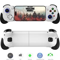 Manette de jeu N01 avec gyroscope six axes, détection de mouvement, double vibration, sans fil 2,4 GHz/BT, compatible Android/iOS/PC/Tablette/