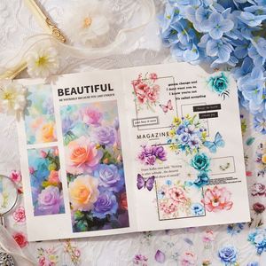 Paulownia Leaf Flower Cut Film Stickers for Cross-Border <b>Journal</b> Sticker Books and Pet Materials - Product Image 4