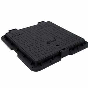 Tapa de acceso industrial de alta resistencia para suelo, escotilla de inspección moldeada para uso eléctrico comercial - Product Image 1