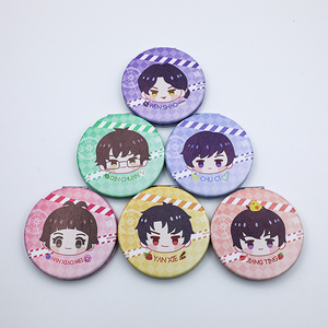 กระจกพกพาแบบกลมพิมพ์ลายการ์ตูนอนิเมะน่ารักสไตล์คาวาอิ สำหรับเด็กผู้หญิงและเด็กผู้ชาย พิมพ์ลาย UV ได้ 2 ด้าน พร้อมโลโก้ตามสั่ง - Product Image 3