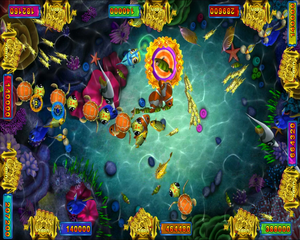 ゴールデンヒキガエルを撮影する魚のゲーム機当選チケットは真新しいです - Product Image 6