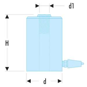 แจ็คแบบกลวงสำหรับ UWG.330 20T และ30T สำหรับดึง3148510763927ดึง U.320H U.330H ฌ - Product Image 2