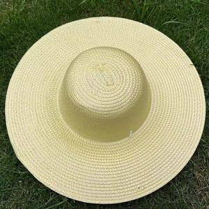 <b>Straw</b> <b>Hat</b> Large Brim Wheat <b>Straw</b> Unisex Summer Outdoor Protection <b>Hat</b> - Product Image 4