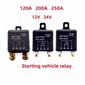 Relais automobile haute intensité D120 D200 D250 200A 250A DC pour démarrage 12V 24V, alimentation de batterie, fiabilité longue durée - Product Image 2