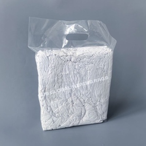 Paños de Limpieza Industriales de Algodón Puro Blanco, Paños Absorbentes de Aceite, Trapos de Algodón Blancos, Bolsa de Trapos - Product Image 1