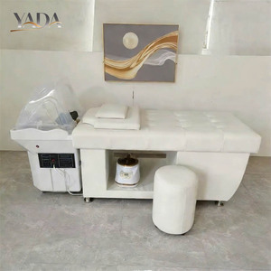 Sillón de Lavado <span class=keywords><strong>para</strong></span> Salón de Belleza, Lavacabezas con Pedestal Cilíndrico, Precio en India, Cama de Lavado, Lavabo y <span class=keywords><strong>Silla</strong></span> <span class=keywords><strong>para</strong></span> Champú - Product Image 6