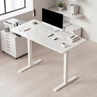 Bureau de travail ergonomique moderne en fer, réglable en hauteur, pour ordinateur, assis-debout, capacité 60 kg