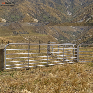 Portail de ferme en acier de 6 pieds avec 5 rails pour systèmes de clôtures de ranch - Product Image 4