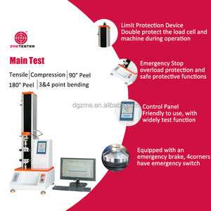 Probador de resistencia a la flexión de tiras de azulejos ASTM C1161 2kn, equipo de prueba universal de escritorio - Product Image 3