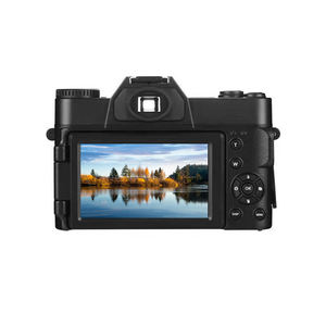 Cámara DSLR Digital 4K UHD con Empuñadura de Cuero, Lente Gran Angular F1.2, Zoom 16X, Enfoque Automático, Luz de Relleno LED Superior, Cámara Profesional para Vlog - Product Image 2