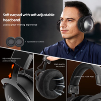 Headphone Studio Over-Ear Yinyu DH1772 HiFi Audio & Peredam Kebisingan untuk DJ/Produser, Kabel 3.5mm untuk Monitoring