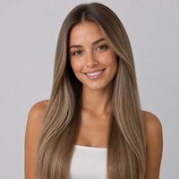 Cheveux humains vierges bruts en vrac, doux et soyeux, brillance naturelle, cuticules intactes, sans nœuds, super double drawn pour la fabrication d'extensions.