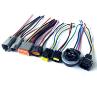 Adaptateurs de support de lampe LED souple T10 W5W avec câble, connecteur de base pour moto/voiture/camion/bateau
