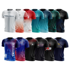 Camiseta Deportiva Yingling Sublimada por Completo, 120g, Elástica, para Pesca y Cricket, Cuello Redondo, Sensación de Algodón, Modal, Sublimación - Product Image 1