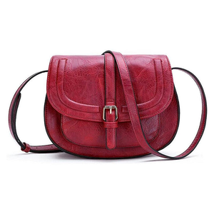 กระเป๋าสะพายข้างผู้หญิงแบรนด์ดัง ดีไซน์เก๋ หนัง PU ปิดด้วยแม่เหล็ก พิมพ์ลายเลเซอร์ แฟชั่น - Product Image 4