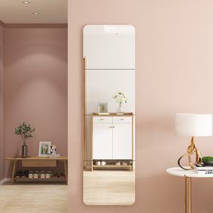 Usine En Gros 2mm Acrylique Flexible Libre Style Mur Maison Décoration Intérieure Auto-Adhésif Miroir Feuille Miroir Spiegel Espejo - Product Image 2