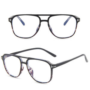 Dl Bril Nieuwe Piloot Anti Blauw Licht Bril Dubbele Brug Luchtvaart Optische Brillen Frames 2023 - Product Image 5