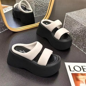 女式2025舒适角斗士平底夏季凉鞋，带缓冲奢侈品牌pu鞋 - Product Image 5