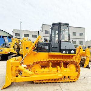 Bulldozer sur chenilles d'occasion Shantui SD16 avec moteur diesel, système hydraulique, capacité de bulldozing de 4 m, roulement et boîte de vitesses - Product Image 1
