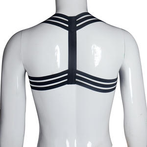 Hommes Lingerie Nylon harnais hommes réglable fétiche Gay vêtements corps <span class=keywords><strong>sexuel</strong></span> poitrine harnais ceinture sangle Costumes - Product Image 5