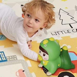 Muñeco Eléctrico que Gatea con Música y Luces, Juguete Sensorial de ABS para Bebés, Juguete Educativo Temprano para Aprender a Gatear para Niños Pequeños - Product Image 5