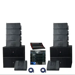 LA-210P Dubbele 10 Inch Actieve Tweerichtingslijn Array Professionele Audio Video Sound Systeem Line Array Speakers