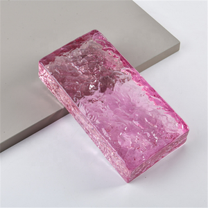 Fabricantes de China, <span class=keywords><strong>ladrillos</strong></span> de cristal fundido sólido de color transparente <span class=keywords><strong>para</strong></span> pared divisoria - Product Image 2