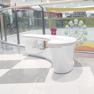 Silla de espera de ocio de fibra de vidrio moderna, banco de asiento de espera, sillón para área púbica - Product Image 5