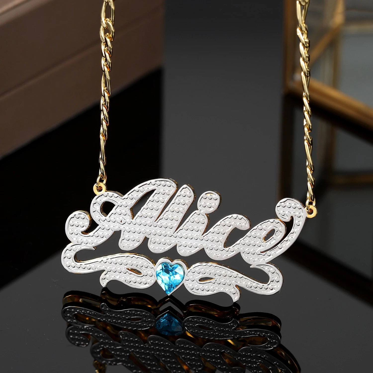 Gold  necklace-3