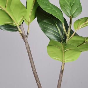 Planta Artificial de Ficus Lyrata Meng Jie de 100cm/200cm, Plástico PVC, Decoración para el Hogar, Accesorios para Exteriores - Product Image 4