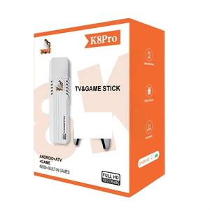 NKIWI Retro Video oyunu konsolları K8PRO M8 K8 Pro Android TV çubuk mini PC 4K konsolu ile 40000 klasik oyunlar 64GB HD Ret <span class=keywords><strong>PS1</strong></span>/GBA oyun - Product Image 3