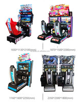 Usine ODM Jeux à pièces Machine de jeu d'arcade de voiture de course Simulateur Machine de jeu de course de voiture d'arcade