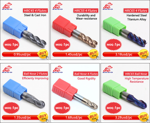 HRC65 Solid Carbide <strong>Rough</strong> End Mill for Steel 4 Flutes <strong>Rough</strong> Milling Cutter Tungsten Steel <strong>CNC</strong> Cutting <strong>Tools</strong> - Product Image 5