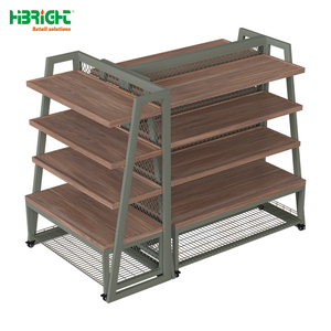 High-Capacity Customizable Steel Wood Bakery <b>Display</b> <b>Rack</b> for Convenience Stores Popular in the Market - Product Image 3