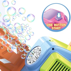 Electric Automatic Soap Bubble Machine <strong>Toy</strong> Indoor Outdoor Kids <strong>Lawn</strong> <strong>Mower</strong> Bubble Blower Maker Machine with Light - Product Image 3