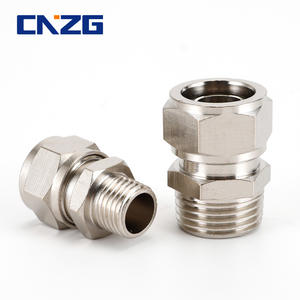 <b>Quick</b>-Connect Nickel-Plated Copper Fitting External PL6-02 Elbow Internal Thread <b>Quick</b> <b>Connector</b> PC Model Pneumatic Parts - Product Image 2