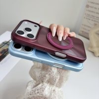 Étui magnétique rotatif à 360° personnalisable aux nouvelles couleurs avec béquille pour iPhone 18 17 Pro Max, ultra-fin, antichoc, effet aurore